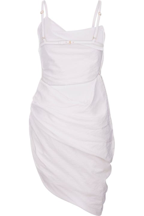 Jacquemus Asymmetrical Gathered Dress