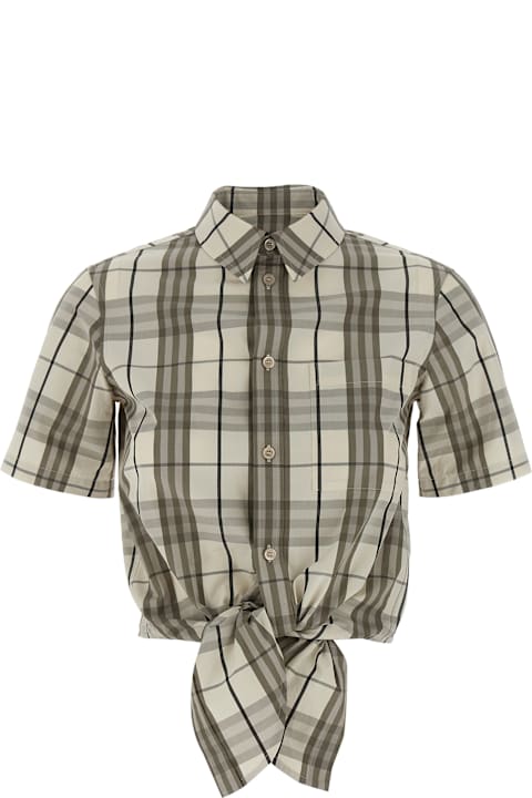Burberry Cropped Shirt
