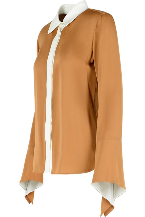Fashion for Women Max Mara 'pio' Beige Silk Shirt