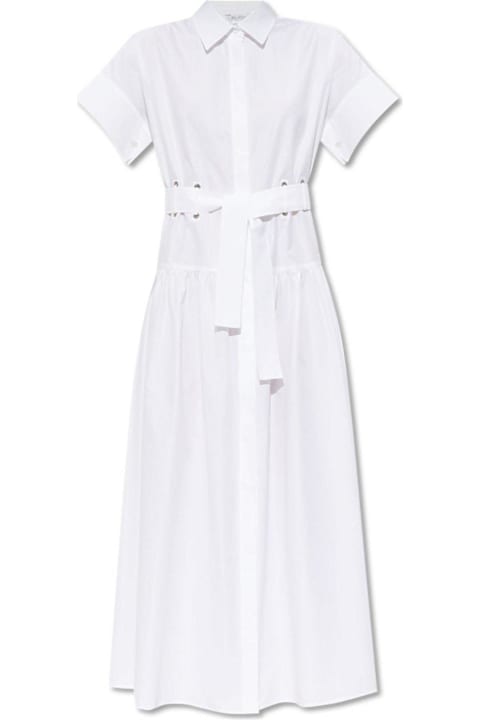 Fashion for Women Max Mara Agoraio Belted Short-sleeved Midi Dress