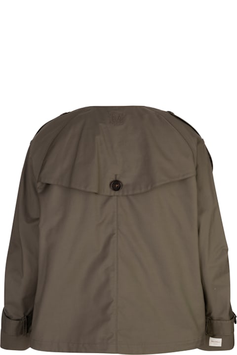 Fashion for Women Max Mara Green Jim Trench Coat